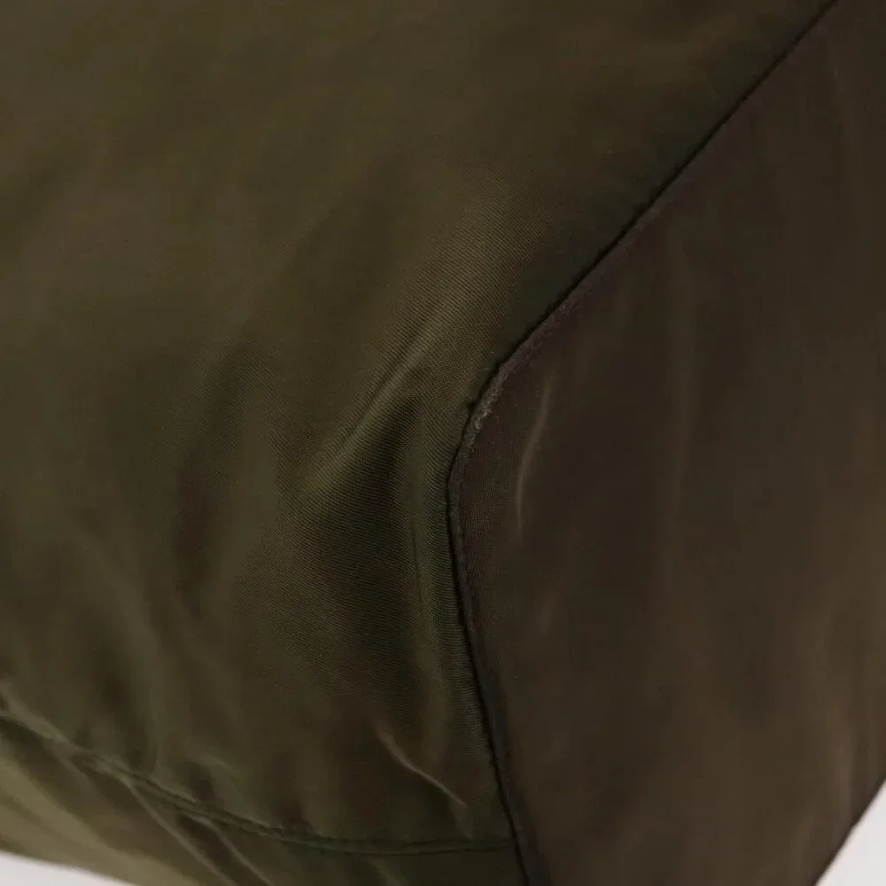 PRADA Tote Bag Nylon Khaki Auth bs30124 - Picture 4 of 16